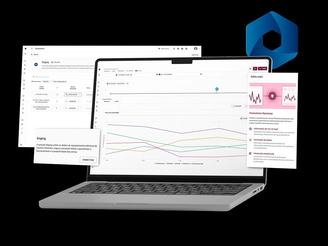 Enging connector interface showing data integration